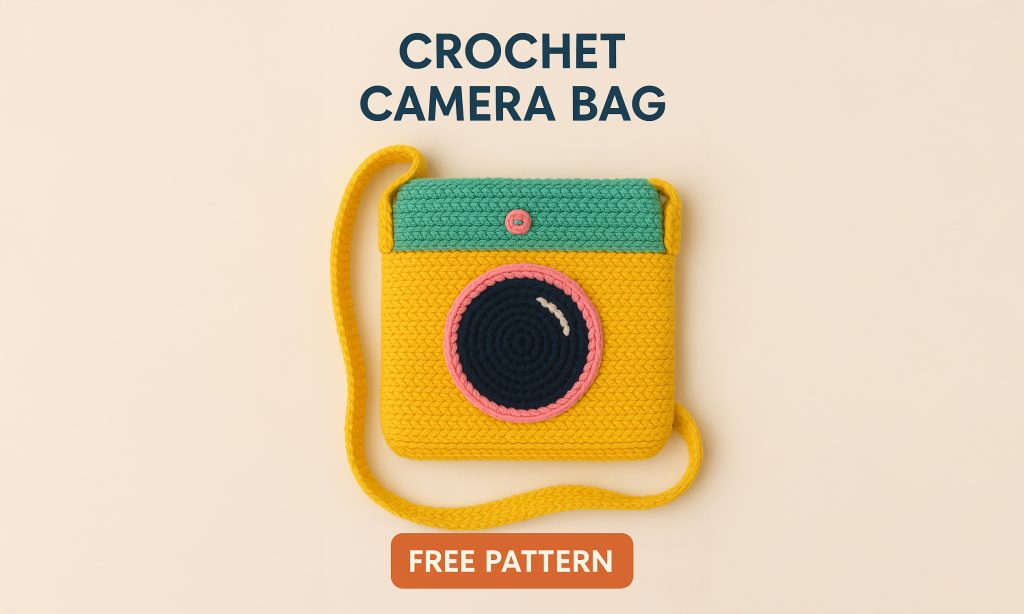 DIY Tığ İşi Kamera Çantası Yapımı: Retro Tarzınızı Öne Çıkarın!