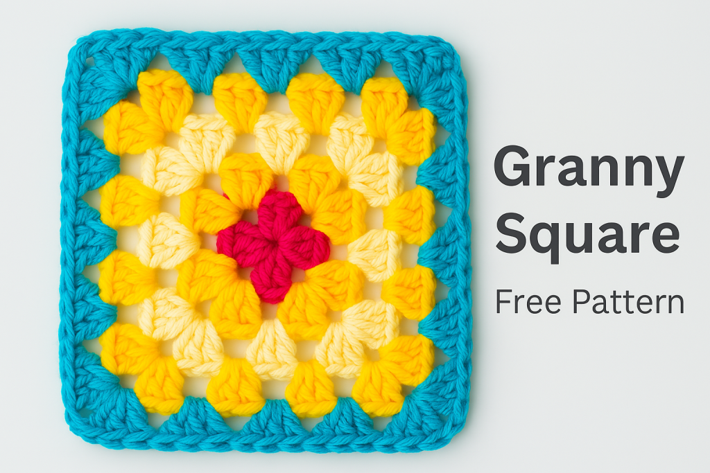 Klasik Granny Square Örgü Modeli: Her Yerde Kullanım Kolaylığı